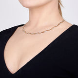 3 Colour Necklace in Sterling Silver