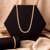 3 Colour Necklace in Sterling Silver