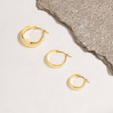 20 mm Chunky Hoop Earrings in Gold