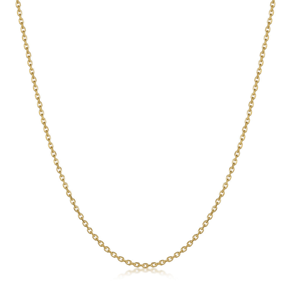 Amberta Gold Plated Silver Belcher Chain