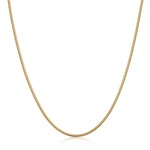 Amberta Gold Plated Silver Snake Chain