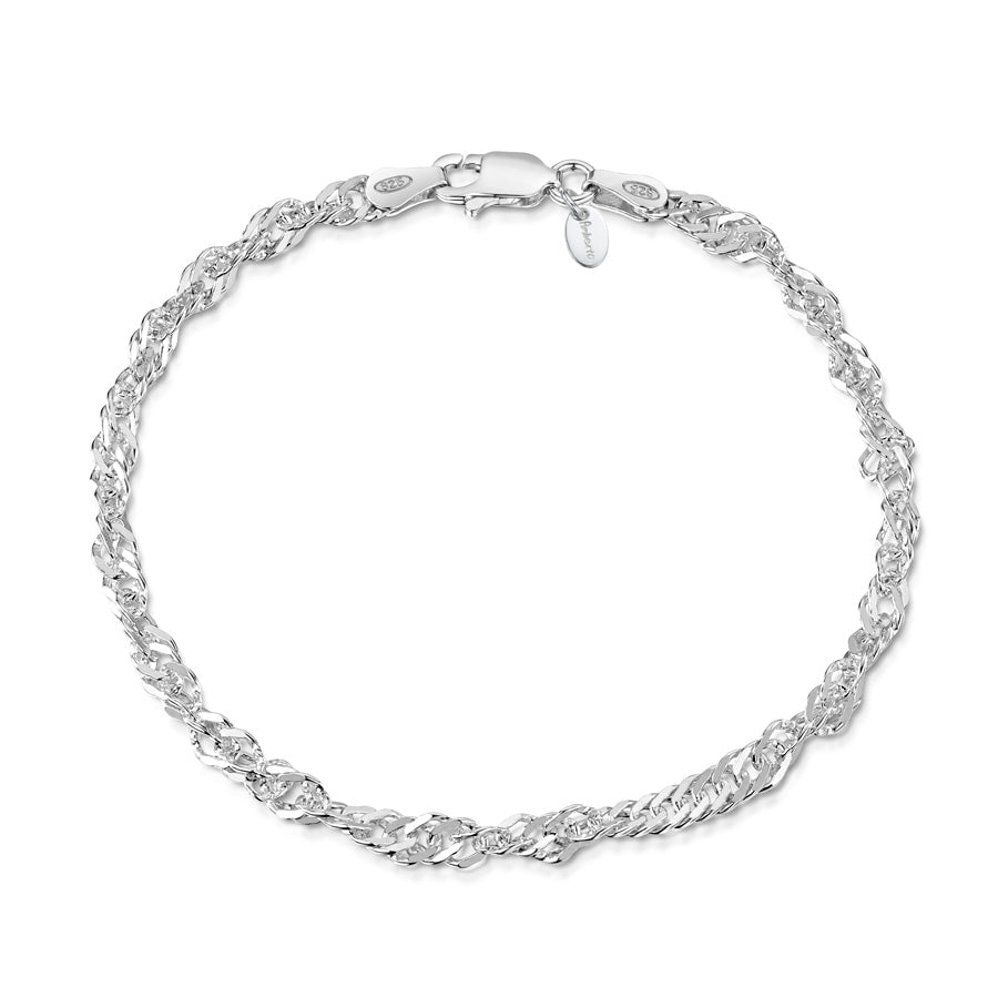 Amberta Silver Singapore Bracelet