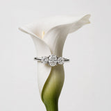 1ct Lab Grown Diamond Ring in 14K White Gold