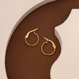 10 mm Hoop Earrings in 14K Gold