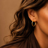 20 mm Hoop Earrings in 14K Gold