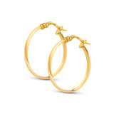 20 mm Hoop Earrings in 14K Gold
