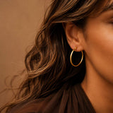 25 mm Hoop Earrings in 14K Gold
