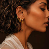 25 mm Hoop Earrings in 14K Gold