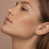 Small Knot Stud Earrings in 14K Gold