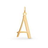 A Initial Pendant in 14k Gold