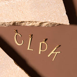 C Initial Pendant in 14k Gold