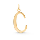 C Initial Pendant in 14k Gold