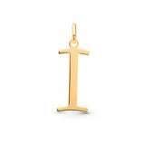 I Initial Pendant in 14k Gold