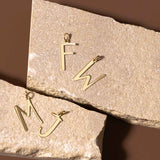 J Initial Pendant in 14k Gold
