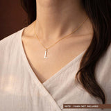 L Initial Pendant in 14k Gold