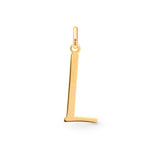 L Initial Pendant in 14k Gold