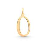 O Initial Pendant in 14k Gold