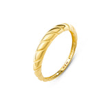 Croissant Ring in 14K Gold