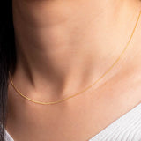 Curb Chain in 18K Gold