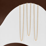 Curb Chain in 18K Gold
