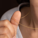 Curb Chain in 18K Gold