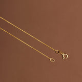 Curb Chain in 18K Gold