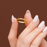 2 mm Wedding Band in 18K Gold