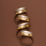 5 mm Wedding Band in 9K Two-Tone Gold