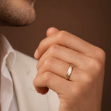 5 mm Wedding Band in 9K Two-Tone Gold