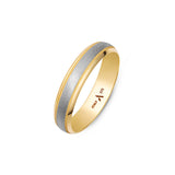 5 mm Wedding Band in 9K Two-Tone Gold