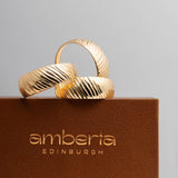 Ribbed Dome Ring in 9K Gold