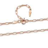 Amberta Rose Gold Anchor Chain