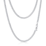 Silver Curb Chain 2.8 mm