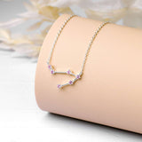 Constellation Libra Necklace in Sterling Silver