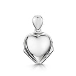 Amberta Silver Four Pictures Heart Locket