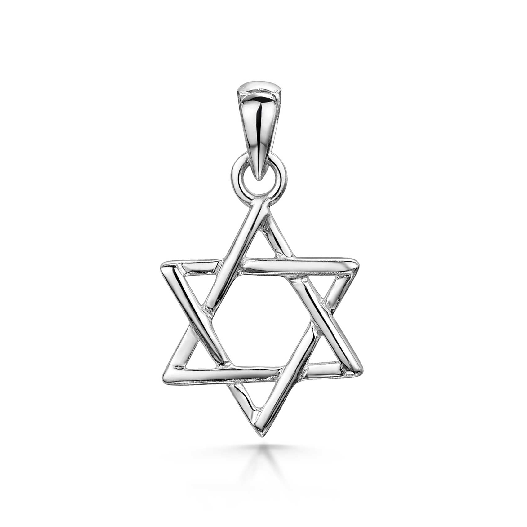 Amberta Silver David Star Pendant