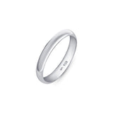 3 mm Wedding Band in Sterling Silver