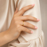 2 mm Wedding Band in Gold Plated Sterling Silver