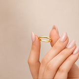 2 mm Wedding Band in Gold Plated Sterling Silver