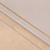 Curb Anklet in Gold