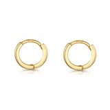 10 mm Huggie Hoop Earrings in Gold