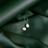 8 mm Pearl Drop Earrings in 9K Gold