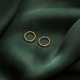 10 mm Hoop Earrings in 9K Gold