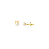 5 mm Pearl Stud Earrings in 9K Gold