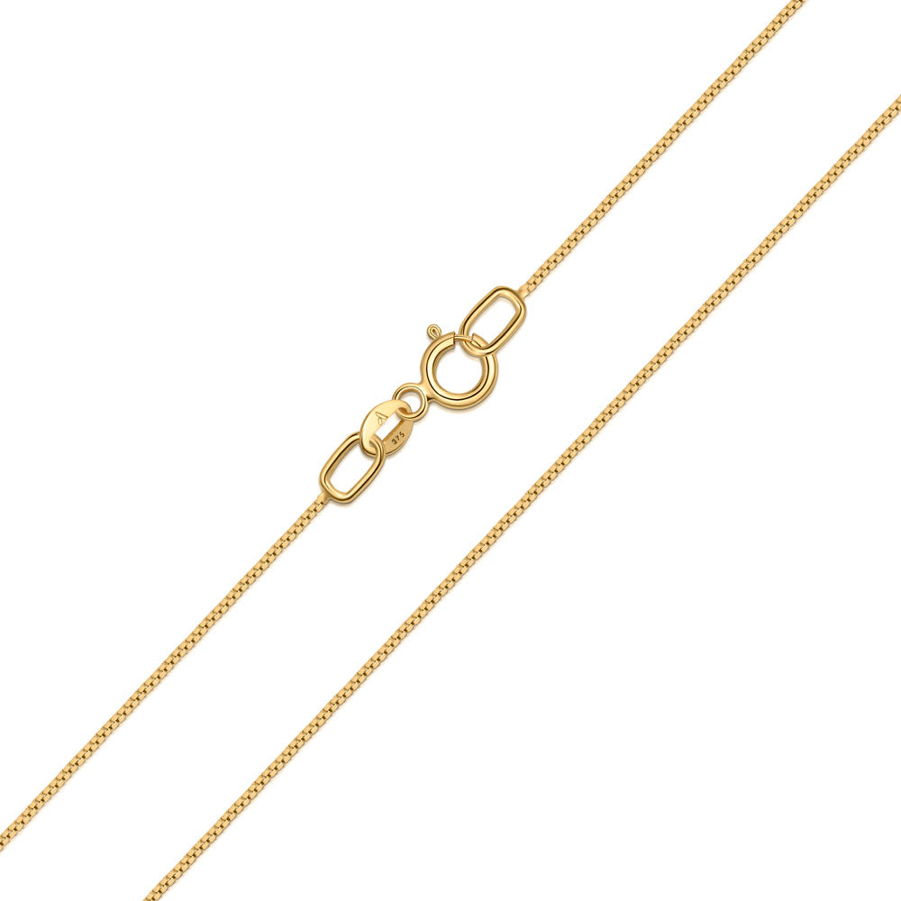 Box Chain in 9K Gold – Amberta