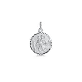 St Christopher Pendant in Silver
