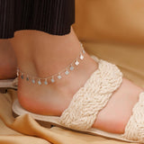 Clover Anklet in Silver