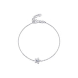 Crystal Star Bracelet in Silver
