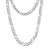 4.7 mm Figaro Chain in Silver
