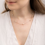 Pearl Choker Necklace in Silver